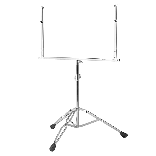 Kakesa Single Lead/Tenor Steel Drum Stand - Tripod Base (Chrome)
