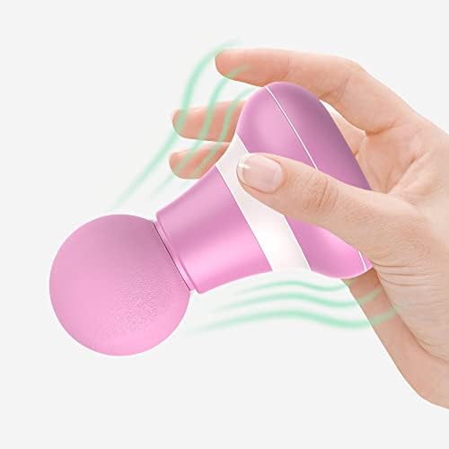 KELITE Personal Massager Sticks with 6 Magic Vibration Modes, 2.0in*4.5in Powerful Electric Back Massage Wand Men & Women for Neck Shoulder Body Massage Muscle Relief Deep Tissue-Pink…