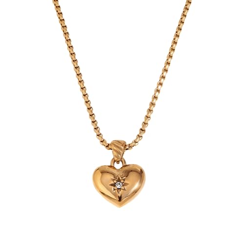 Collier cœur en argent et or pour illuminer vos tenues décontractées ou habillées