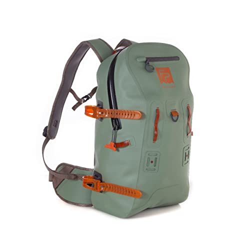 fishpond Thunderhead Waterproof Backpack Fully Submersible Zipper Accessory Attachments 28L | Fishing Backpack - Eco Yucca