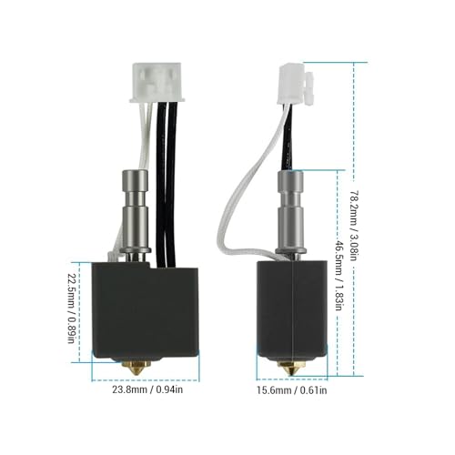 Hotend Kit for 3D Printer Nozzle Hardened Steel High Speed Printing with Silicone Sleeves for S1 Extruder Accessories by Eujgoov - Image 2