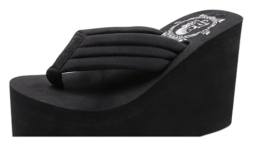 Womens Wedge Sandals Platform Sandals Women Chunky Wedge flip flops Sandals for Women4