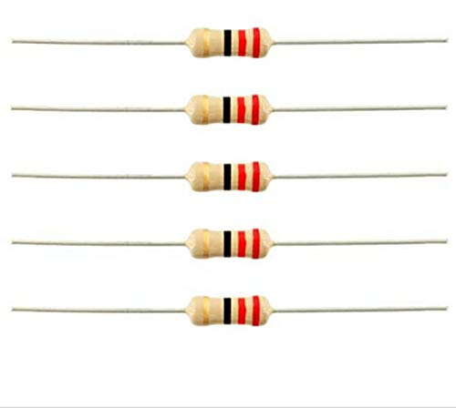 SuviTech 100 PCs 22 ohm 1/4 W Resistance With 5% High qulity Toleance (B08BZWD676) Amazon Price History, Amazon Price Tracker