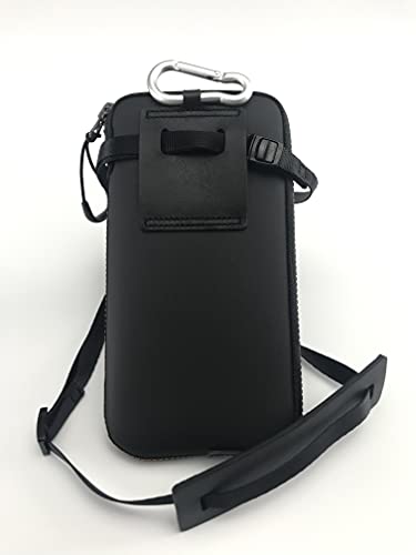 Onejoy Cell Phone Holster Pouch Xl Size, Phone Sleeve, Rainproof Phone Bag, 180X90X12Mm, 004 Carbon Color With Shoulder Strap Or For Belt #TOP3