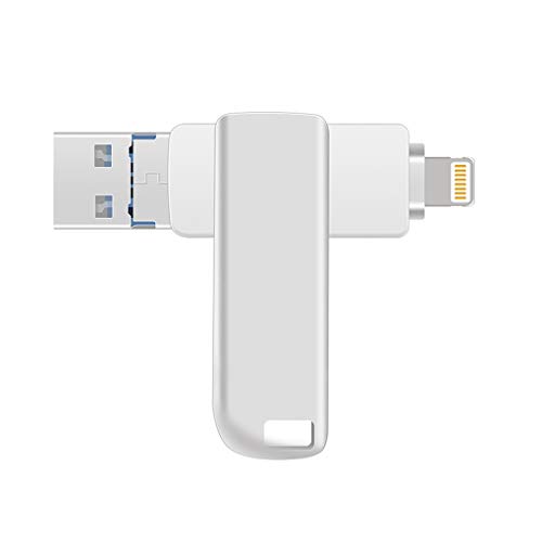 3-in-1 OTG Pen Drive for iPhone,USB 3.0 External Storage Memory Stick Adapter Expansion