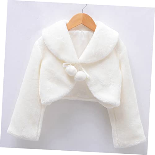 Tippet Children Children Tippet Jackets Christmas Party Dress Dress Bolero Princess Faux Fur Wraps2