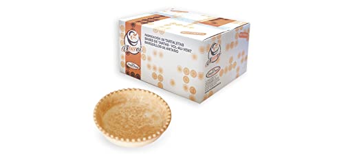 Tartaletas comestibles para rellenar redondas Gourmet 90 mm Vitarvi 168 unidades - Mundo pastel