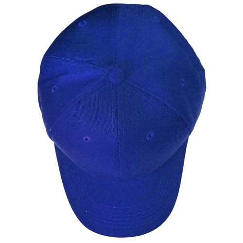 Image of Falari Wholesale Bulk Lot 12-Pack Baseball Cap Adjustable Size Plain Blank Solid Color