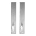 Hilitand Shower Door Hook 2pcs Free Punch Stainless Steel Bathroom Frameless Glass Shower Door Hook Towel Hook Door Stops(Silver)