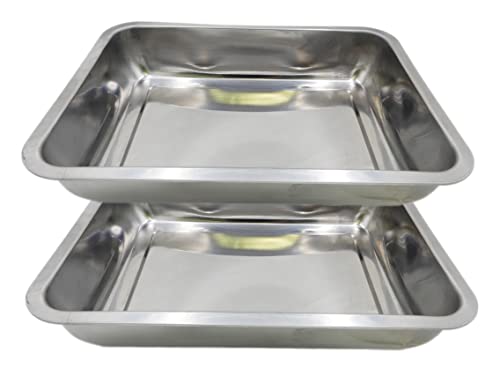 3473 PPLS ステンレストレー 14 特深型1 35×26×6.5cm 2枚