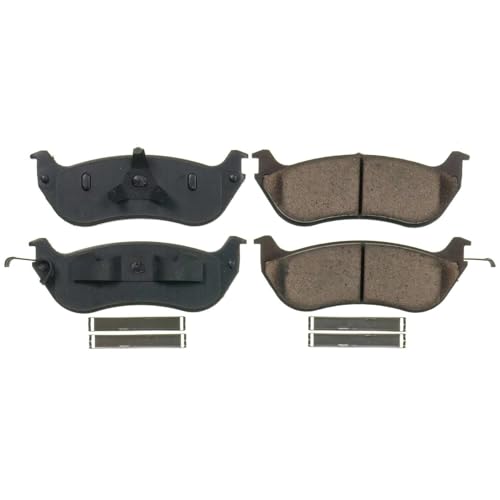 Image of PowerStop Rear Brake Pads for Ford Crown Victoria 1996-02 |Lincoln Town Car 1996-02 |Mercury Grand Marquis 1996-02 - Z17 Ceramic Brake Pads with Installation Hardware, 17-674