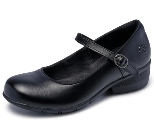 Skechers Zapato Elsit para Mujer, Color Negro, Talla 40 EU