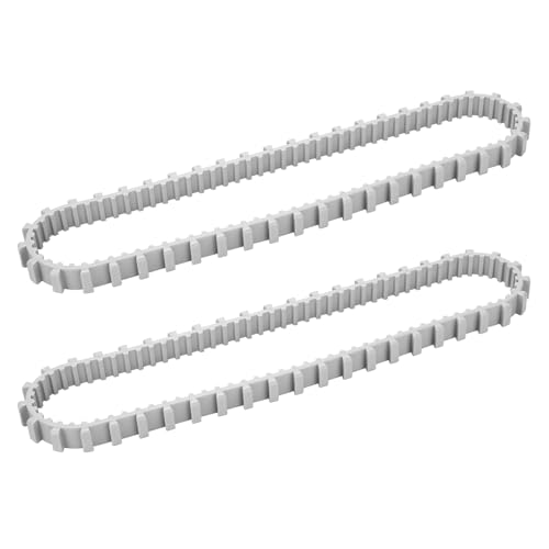ANTOBLE 9985006-R2 Timing Tracks for Maytronics Dolphin Robotic Pool Cleaners, Replacement Parts Fits for Dolphin Nautilus CC/Nautilus CC Plus/Apollo Plus/M200/M400/M500/Premier/Triton (2Pcs, Grey)