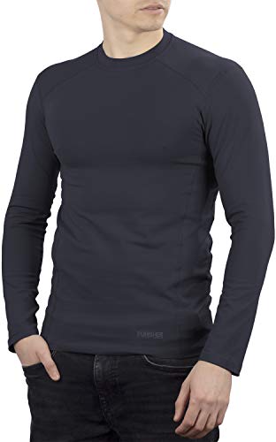 281Z Mens Military Stretch Cotton Long Sleeve T-Shirt - Tactical Hiking Outdoor Undershirt - Punisher Combat Line