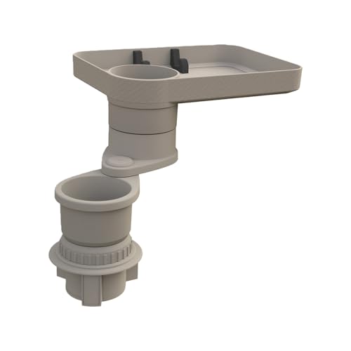 Soporte giratorio de vasos ABS de alta resistencia con bandeja integrada 3