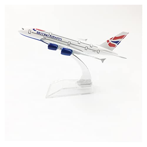 Avión de aleación 1:400 miniatura Airbus A380 el regalo perfecto de hobby