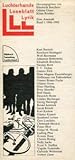  Luchterhands Loseblatt Lyrik. Eine Auswahl. Band 1: 1966 - 1968.