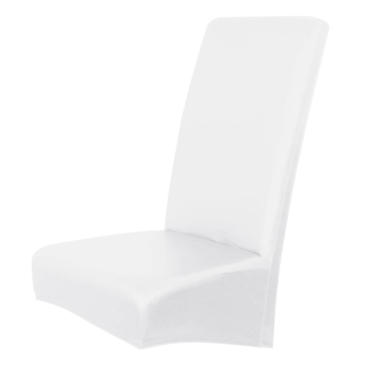 LIFKOME Funda de Silla de PU Respaldo Curvo Decoración Sencilla para Sala de Estar Suministros para Sillas Resistente Manchas y Desgaste