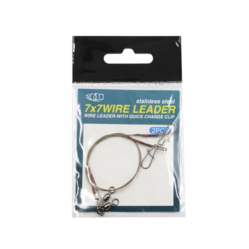 Leader Invisible para Pesca Acero Inoxidable Flexible 20cm miniatura 1