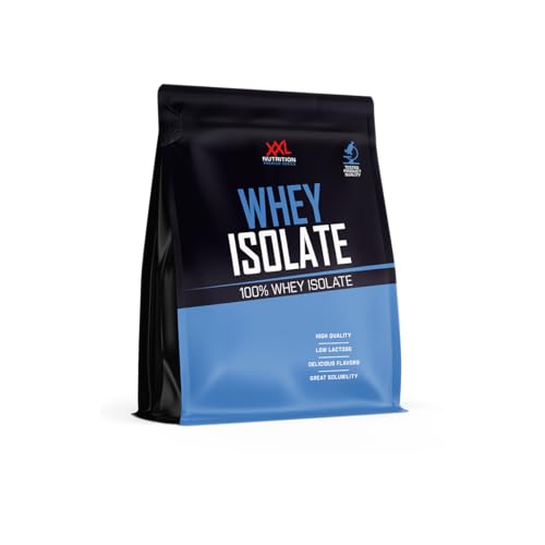 XXL Nutrition - Whey Isolate - Höchste Qualität Molkenprotein-Isolat, nur 0,8% Laktose - Eiweiss Pulver Isolat - Geschmacksneutral - 2500 Gramm