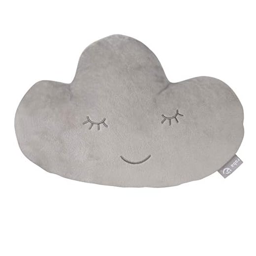 Cuscino Nuvola Grigio per Bambini