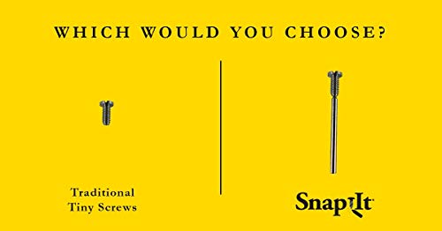 Snapit Eyeglass Repair Kit, With Long Easy Fit Screws And Micro Screwdriver. Perfect For Fixing Sunglasses, Spectacles, Glasses And Reading Glasses. Used By Opticians. #TOP2