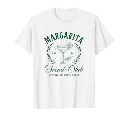 Margarita Social Club Tequila Lover Funny Marg Cocktail T-Shirt