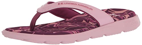 Image of Under Armour Girls' Ignite Marbella Graphic Flip Flop