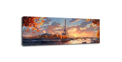 Loisirs Créatifs Adultes Point de Croix et Diamond Painting Coucher De Soleil 80x240