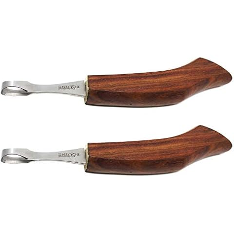ProRider USA Set of 2 Horse Wood Handle SS Abscess Loop Hoof Care Cleaning Farrier Tool 98454 Cover