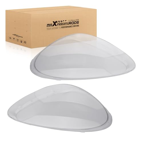 maXpeedingrods 2PCS Pair Front Headlight Lens Cover for Porsche Cayenne & Cayenne 958 2011-2014