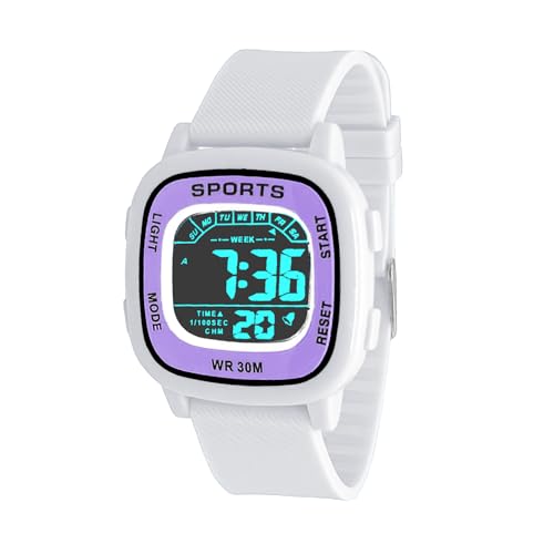 Image of Time Up Digital Dial 2025 Shock-Proof Water & Dust Resistant Alarm Student Watch for Boys & Girls (Age 5-17 Years)-GSK-101