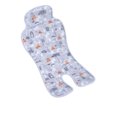 DancJulieベビーカーアイスビーズ冷却パッド 保冷シート ひんやりシート アイスまくら チャイルドシート 接触冷感 ベビーカーマット 防水加工 立体構造 暑さ対策 ベビーカー 90%以上の車種に対応 洗濯可能 (アイスマット レギュラー W - グレ