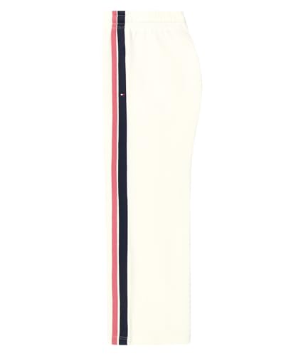 Image of Tommy Hilfiger Girls' Fleece Wide Leg Bottom Jogger Sweatpants with Drawstring & Functional Side Pockets