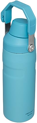 Image of Stanley IceFlow Fast Flow Water Bottle 16 oz | Angled Spout Lid | Lightweight and Leakproof for Travel and Sports | Insulated Stainless Steel | BPA-Free | Pool