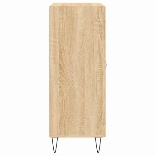 Buffet armoire chêne Sonoma au design scandinave épuré et robuste - 7