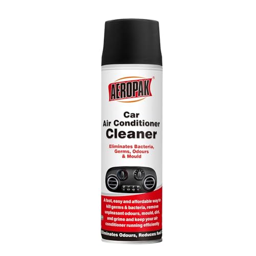 Aeropak AC Cleaner Spray No Rinse Foaming Coil Cleaner for AC Evaporator & Condenser Coil Heavy Duty Air Conditioner Cleaner for Window Split & Car AC System Fast Acting Odor Removal 500ML 1 Can