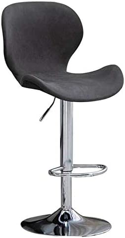 Taburetes de Bar Taburete de Bar Giratorio Altura Ajustable, Muebles de Sala Taburetes de Bar con Respaldo, Silla de Comedor de Desayuno de Cocina, Taburetes Altos Modernos para Bar Cafetería, Altura