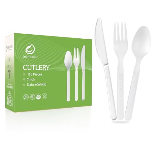 50% Off Degralight 160-Piece Compostable Cutlery Set - Image 2
