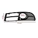 Left Right Car Front Fog Light Grilles Bumper Grill Cover Fit For Audi A4 S4 B7 S-Line 2005 2006 2007 2008 8E0807681F 8E0807682F(PAIR)