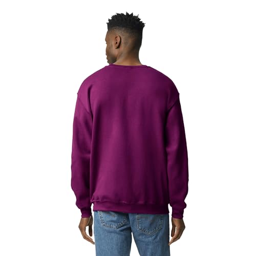 Image of Gildan Men's Cotton Spandex Polyester Blend Crew Neck Sweatshirt