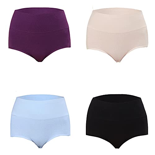 Culotte en coton taille haute pour femme sous-vêtement confortable respirant XL