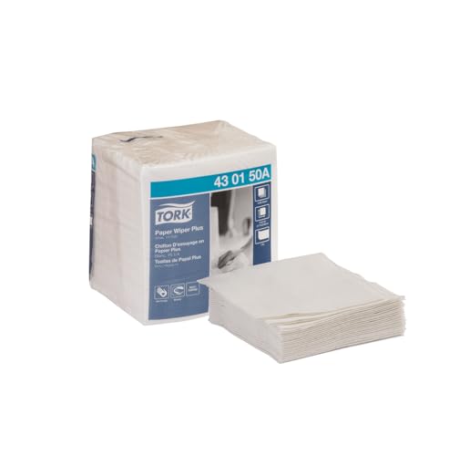 Paper Wiper Plus, 12.5 X 13, White, 1/4 Fold, 90/pack, 12 Packs/carton