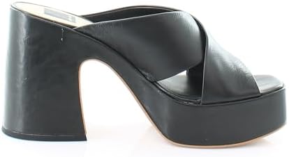Dolce Vita Women's Wonder Heeled Sandal, Onyx Leather, 8.5 | Image 7