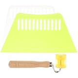 GLEAVI Wallpaper Seam Roller and Smoothing Tool Set with Pu Pressure Wheel and Scraper, Wall Treatment Kit for...