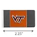 NCAA Siskiyou Sports Mens Virginia Tech Hokies Steel Money Clip One Size Team Color