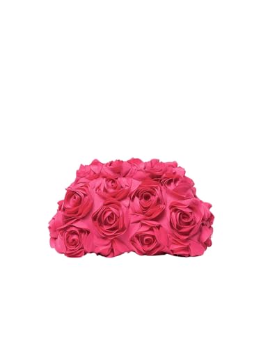 Image of Verdusa Women's 3D Flower Clutch Evening Bag Floral Purses Party Prom Handbags