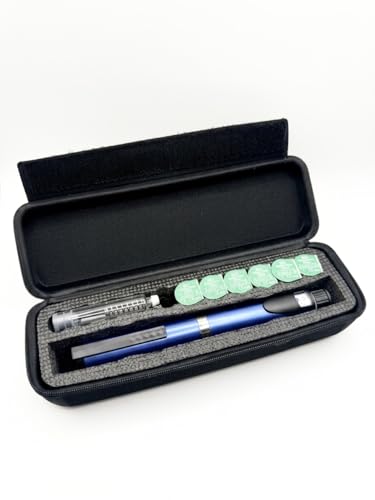 Peptide/Insulin Mega Kit Bundle with V3 Reusable Precision Dosing Pen 10 Sterile 3ml Glass Cartridge Vials 10 BD Micro-Fine Needles 10 Alcohol Prep Pads and Hard Travel Case