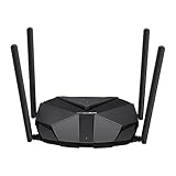 📡 Couverture étendue avec 4 antennes puissantes – Les antennes externes à gain élevé boostent le signal WiFi dans chaque recoin de votre maison.