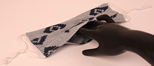 Image of Touchstone Filter pocket nose bridge double layer anti-pollution smog smoke cold cough protective cotton face mask Reusable Machine Washable for men, women.
